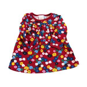Hanna Andersson Red Floral Dress Size 70
